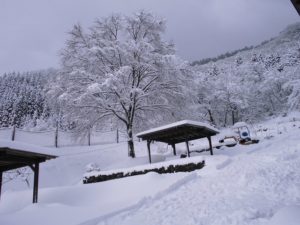 雪景色のプチコテージエルム